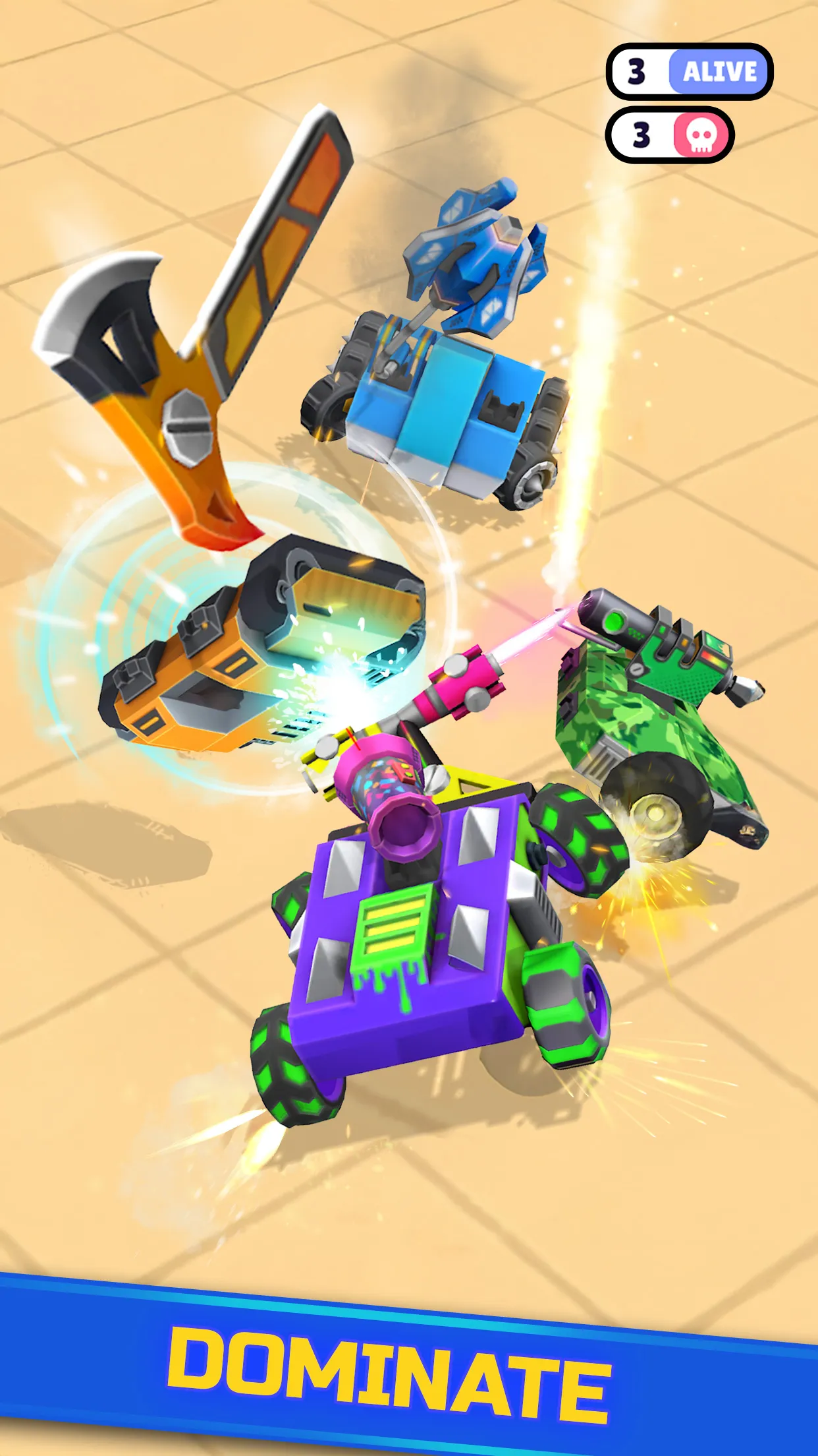 Pocket Bots: Battle Robots | Indus Appstore | Screenshot