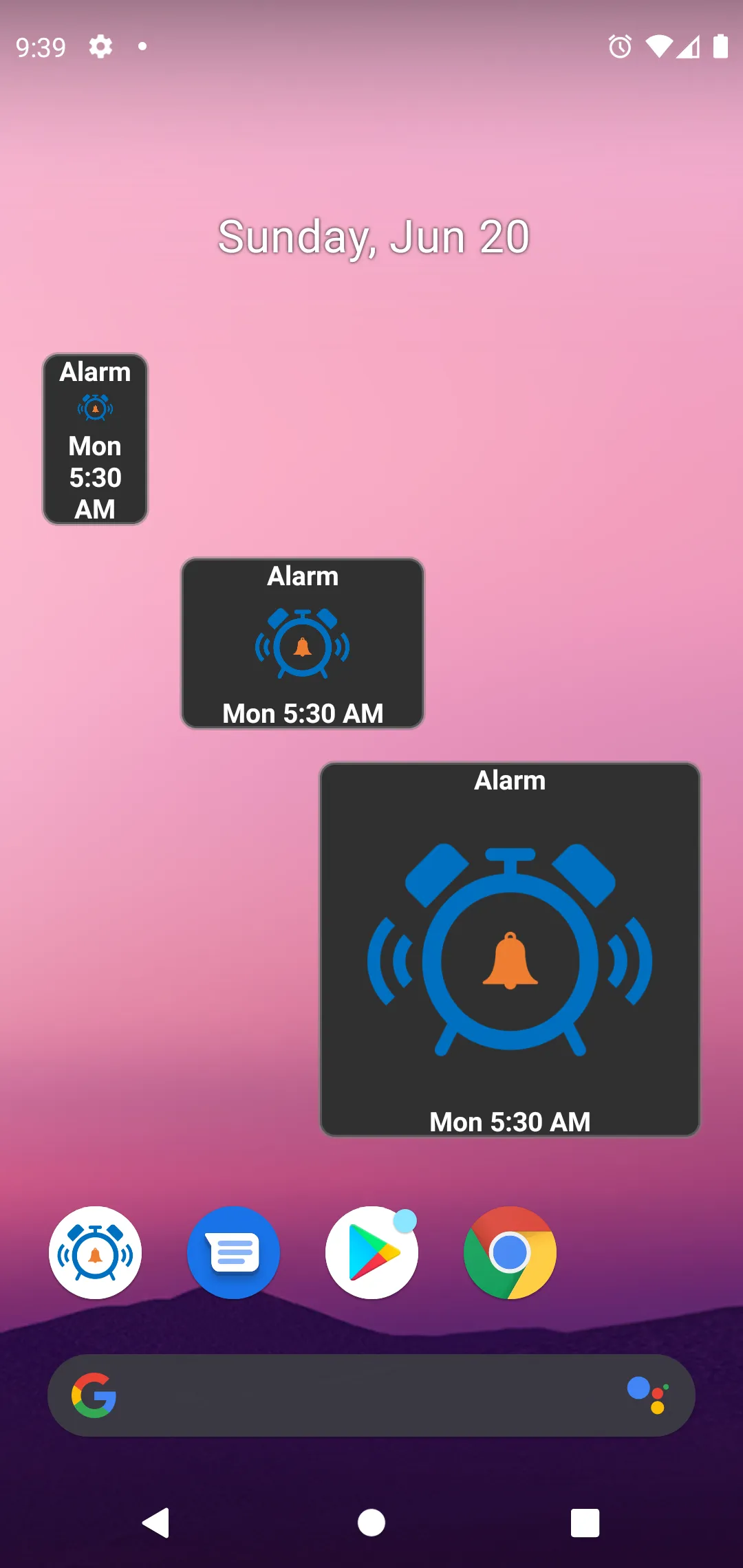 My Next Alarm - Widget | Indus Appstore | Screenshot