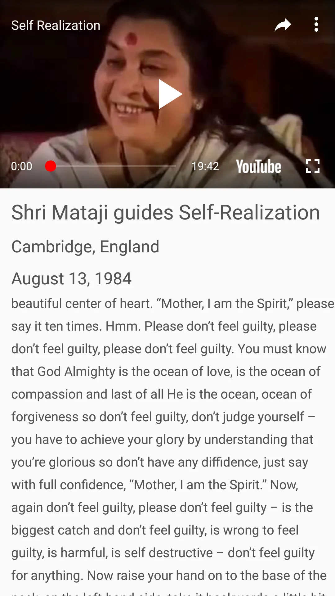 Every Day with Shri Mataji | Indus Appstore | Screenshot