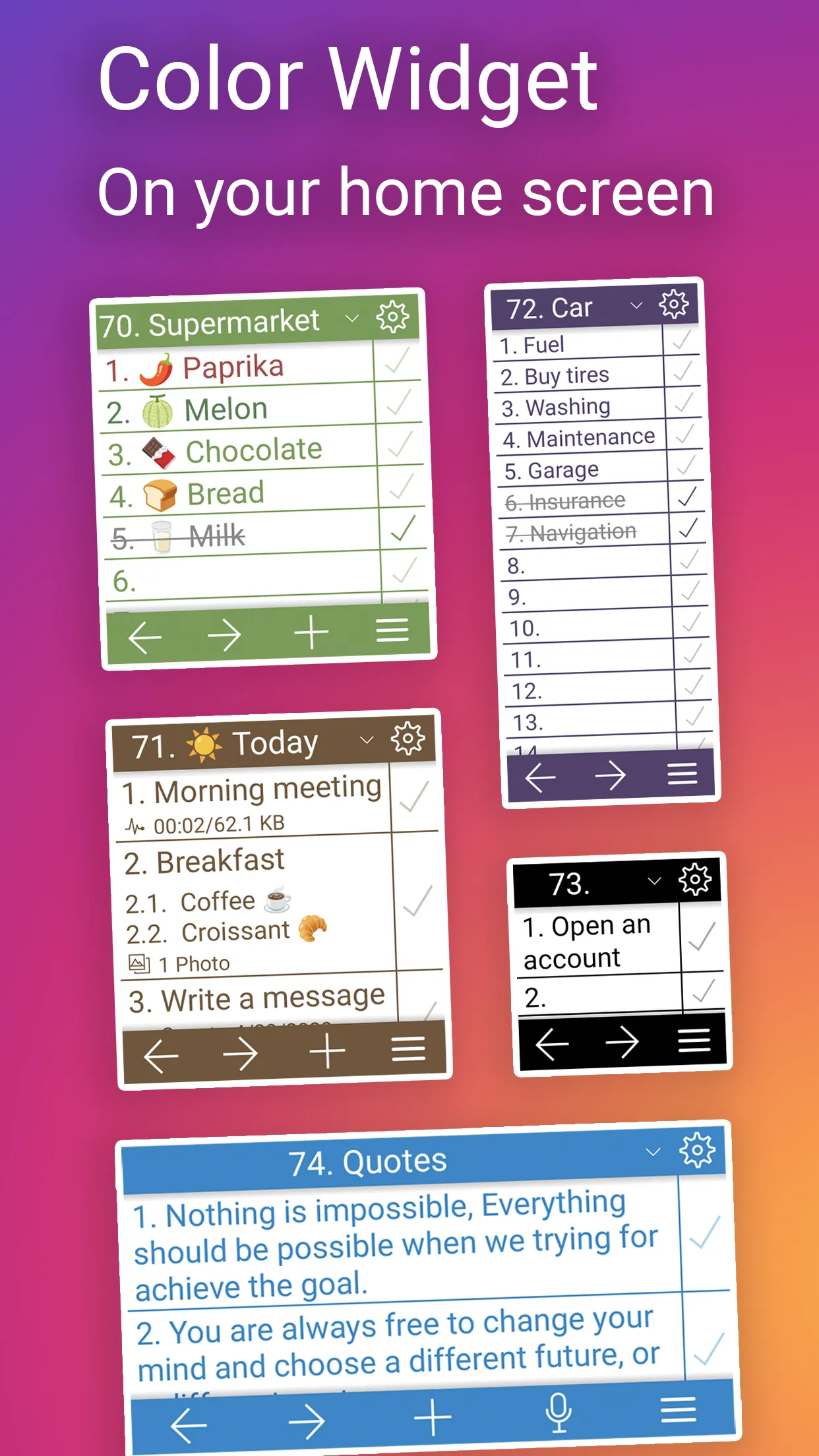 NoteToDo - Notes & To Do List | Indus Appstore | Screenshot