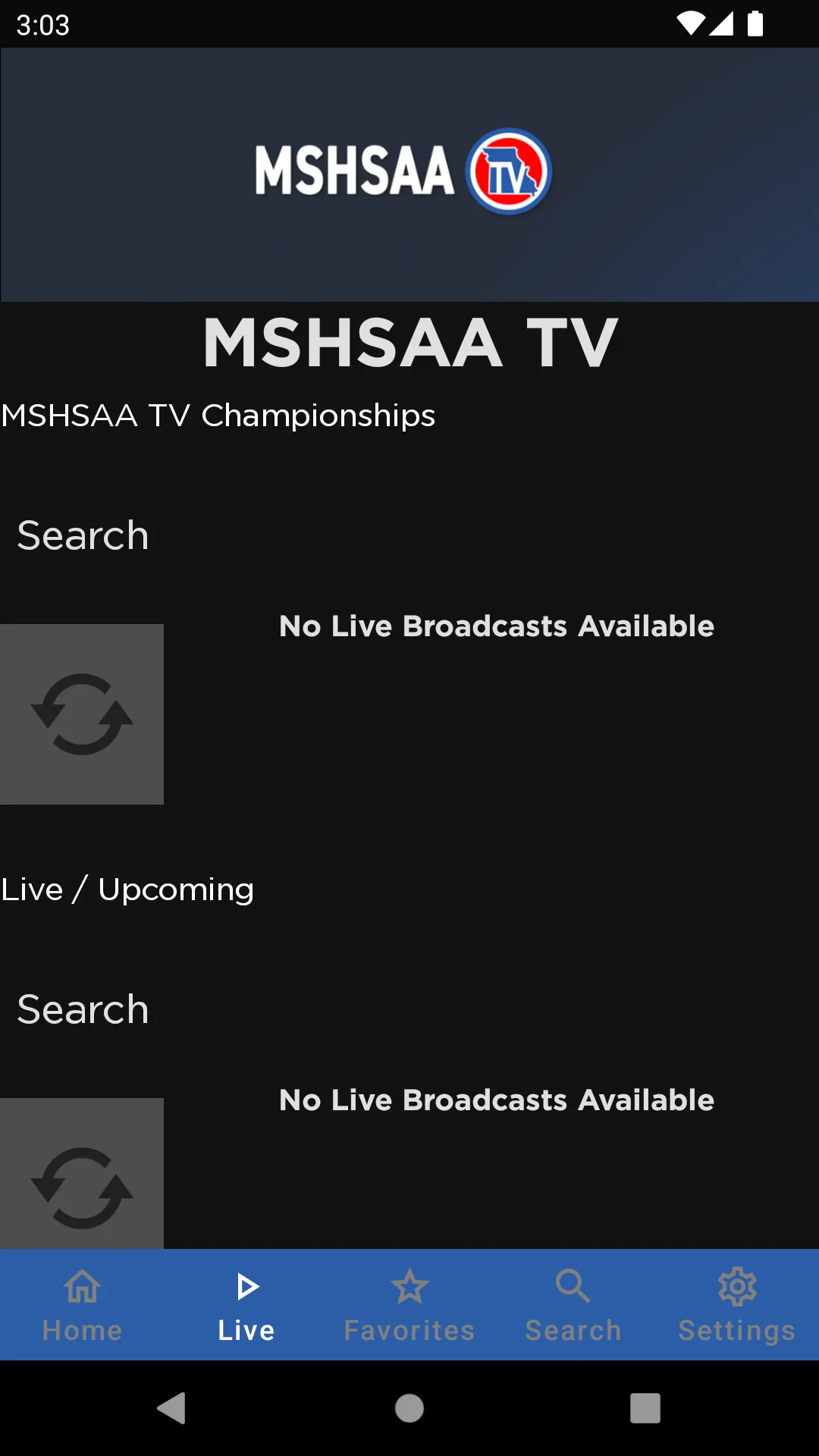 MSHSAA TV | Indus Appstore | Screenshot