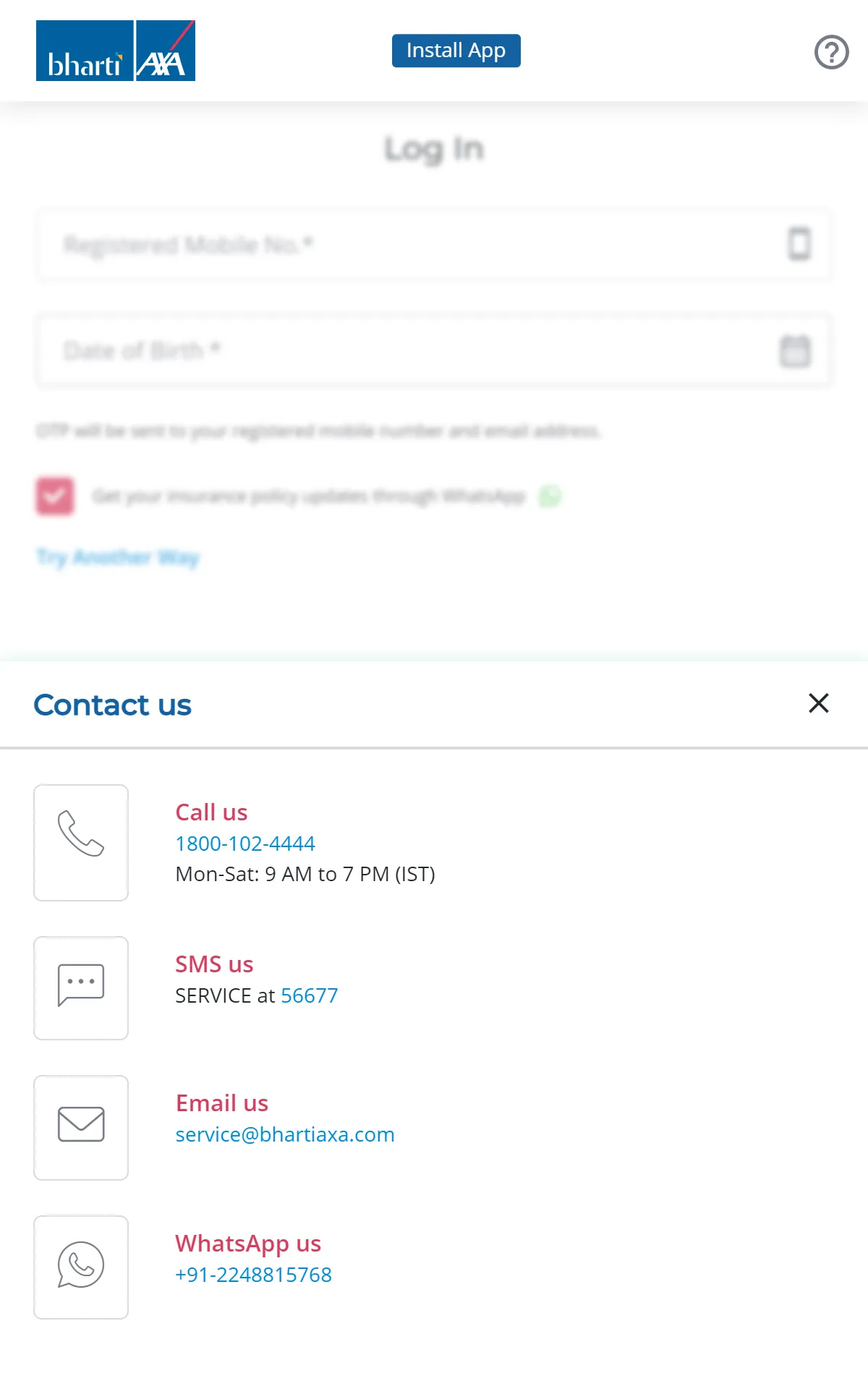 Bharti AXA Life | Indus Appstore | Screenshot