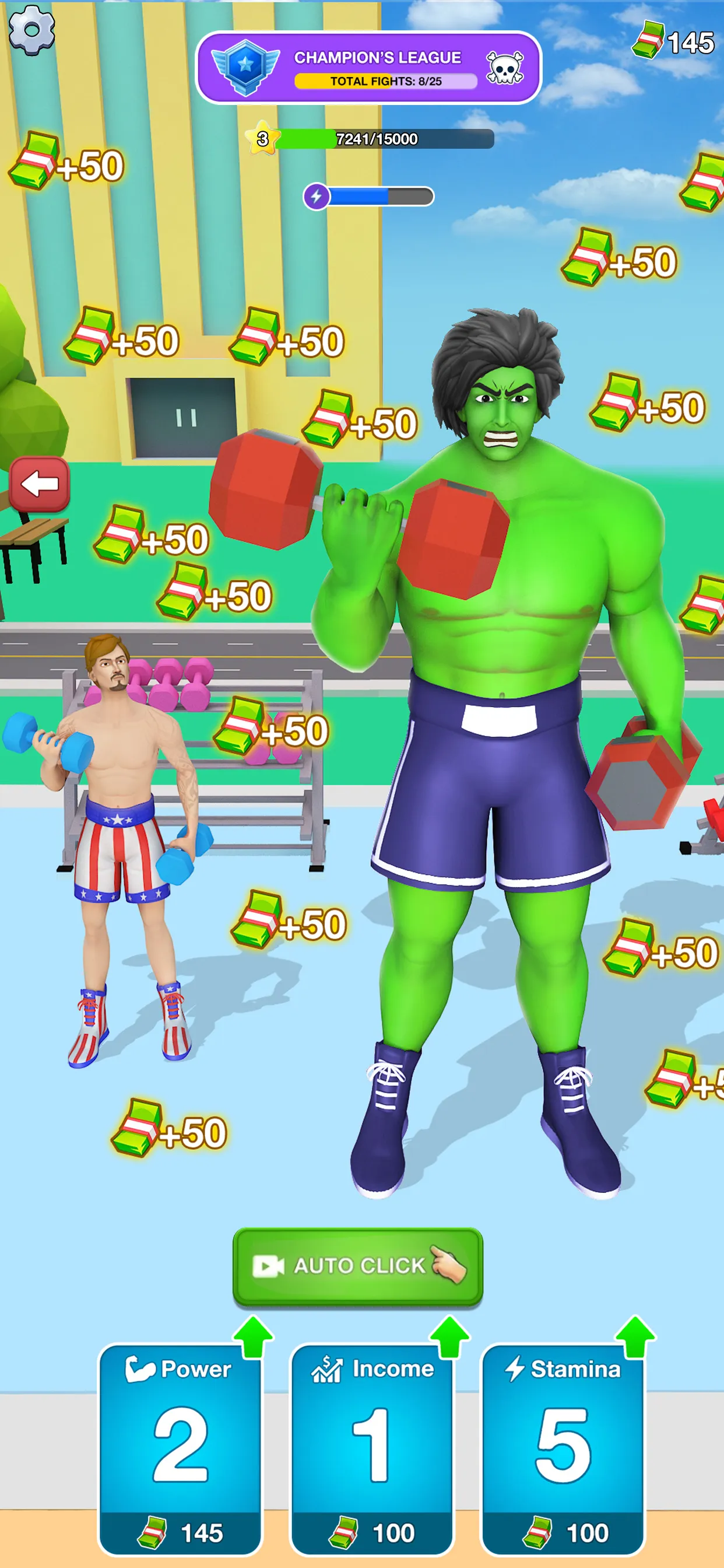 Gym Clicker Hero: Idle Muscles | Indus Appstore | Screenshot