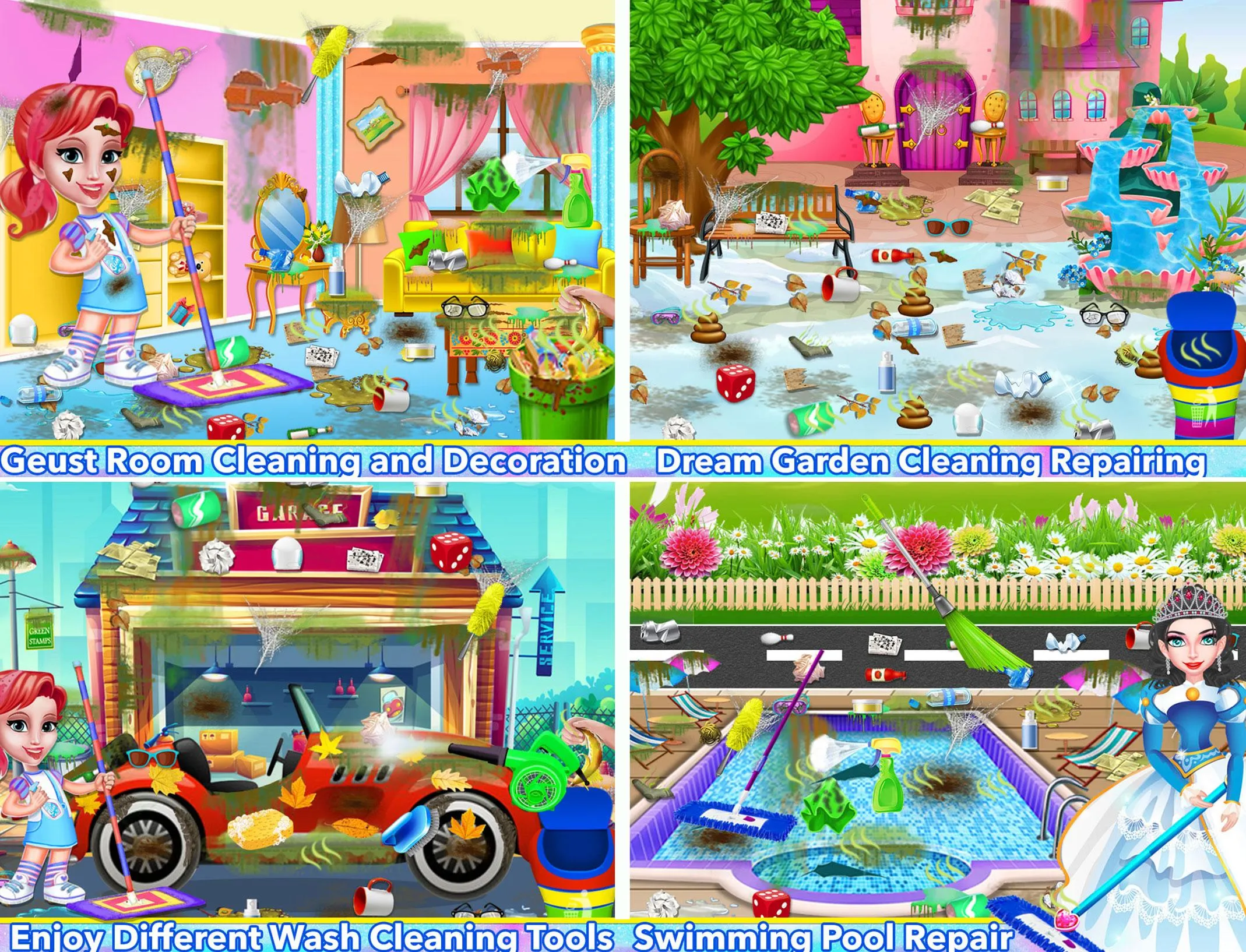 Winter Princess House Cleaning | Indus Appstore | Screenshot