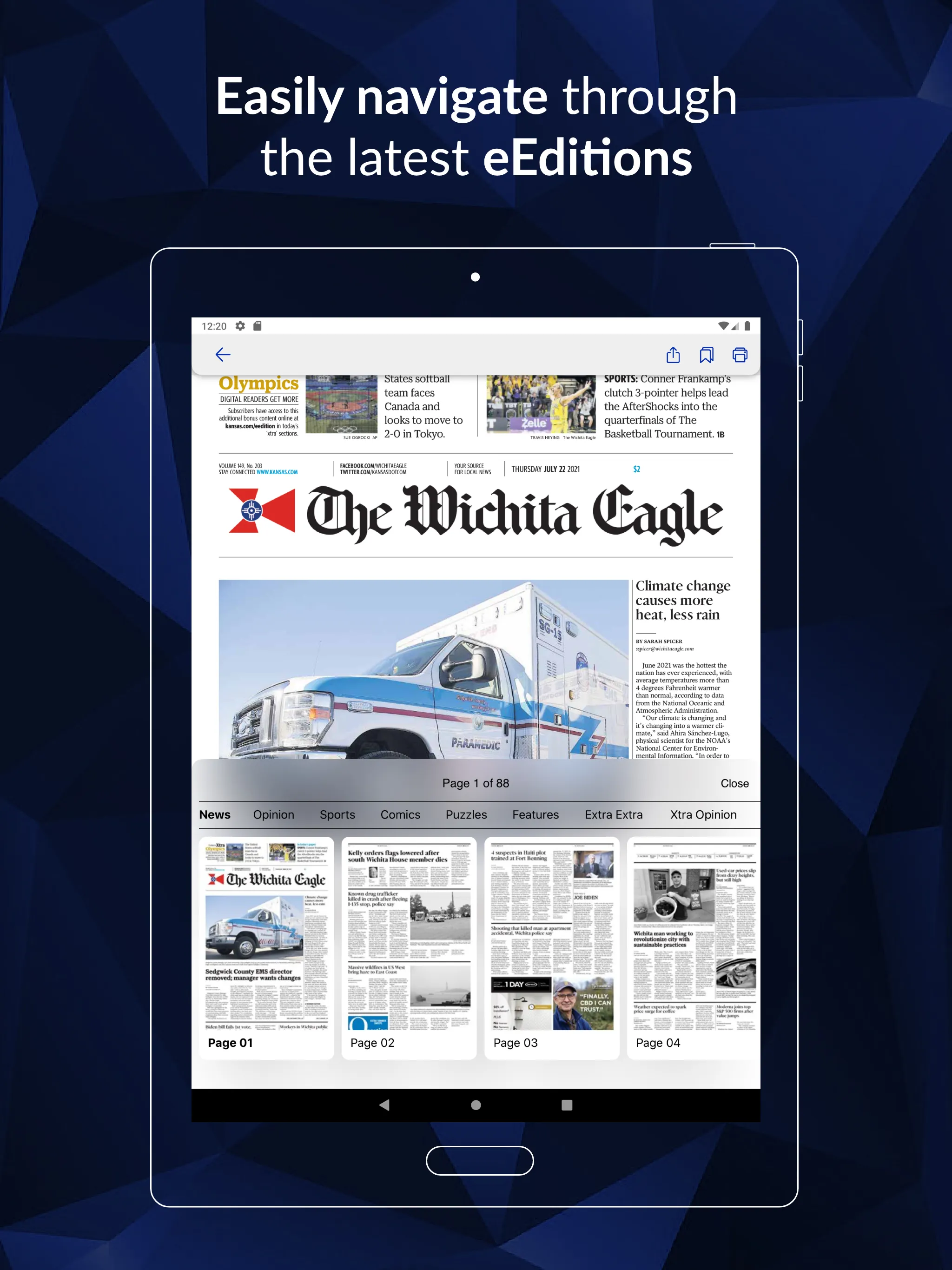 The Wichita Eagle & Kansas.com | Indus Appstore | Screenshot