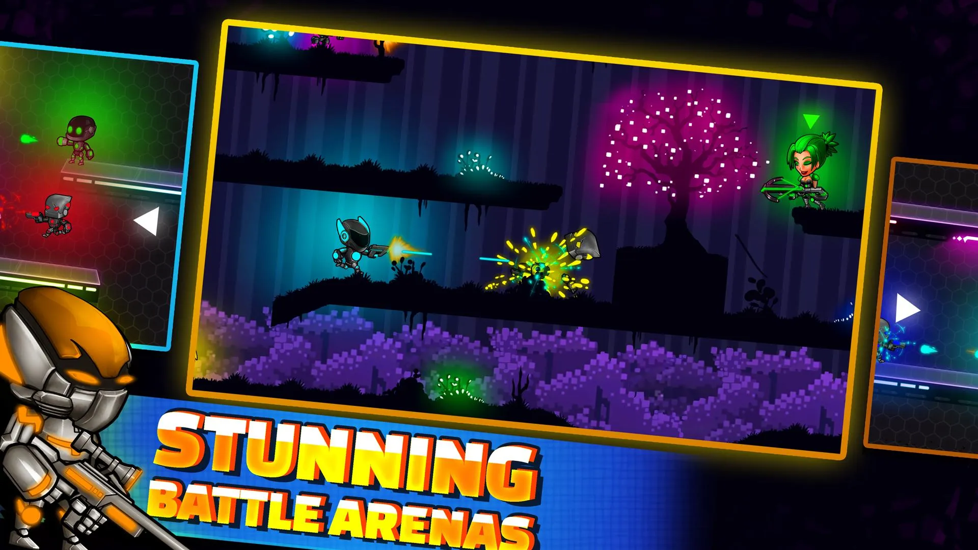 Neon Blasters Multiplayer Game | Indus Appstore | Screenshot