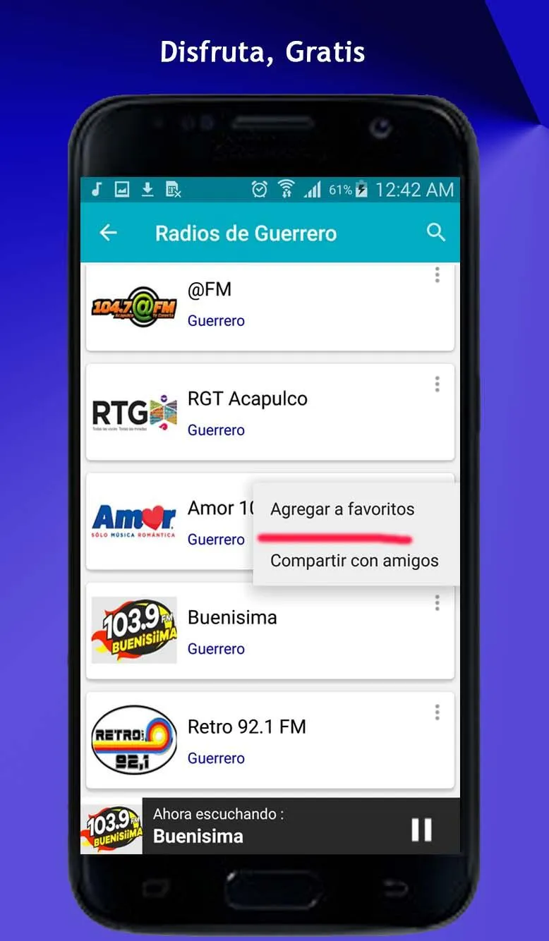 Radios de Guerrero | Indus Appstore | Screenshot