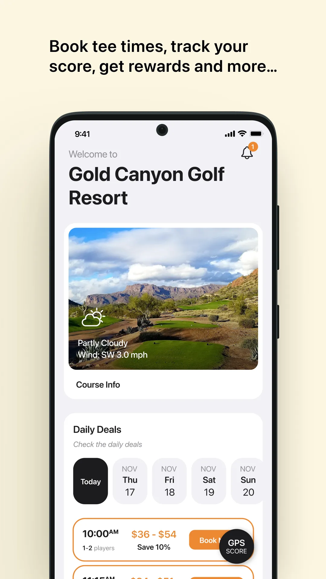 Gold Canyon Golf Resort | Indus Appstore | Screenshot