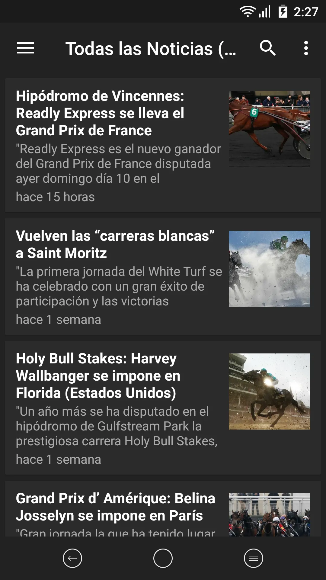 las carreras de caballos | Indus Appstore | Screenshot