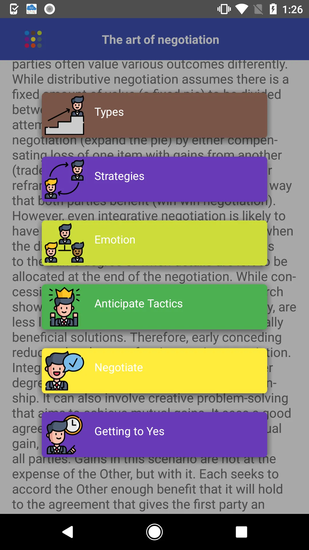 The Art of Negotiation | Indus Appstore | Screenshot