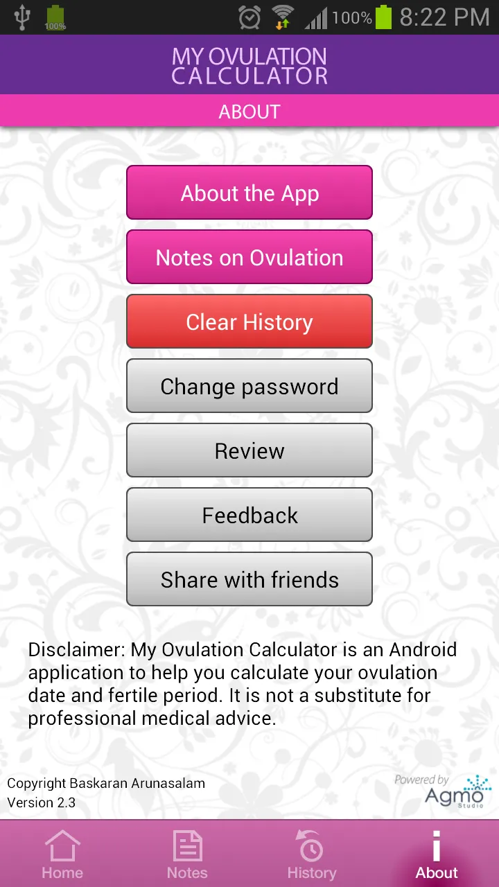 My Ovulation Calculator | Indus Appstore | Screenshot