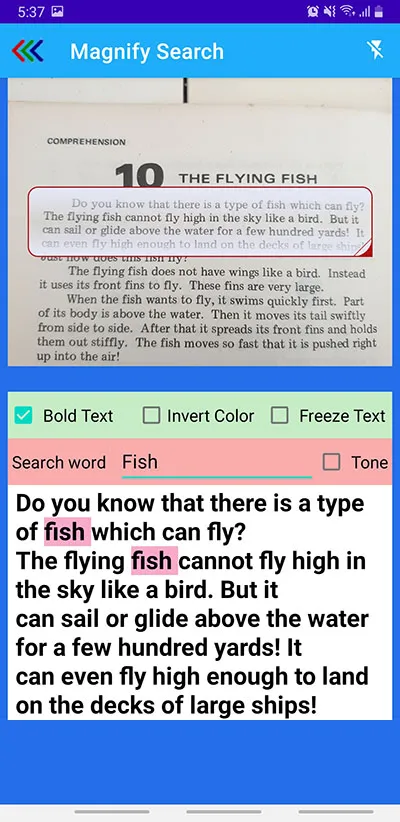 Text Magnifier | Indus Appstore | Screenshot