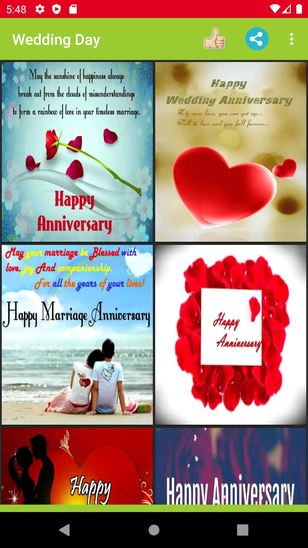 Happy Wedding Anniversary Wish | Indus Appstore | Screenshot