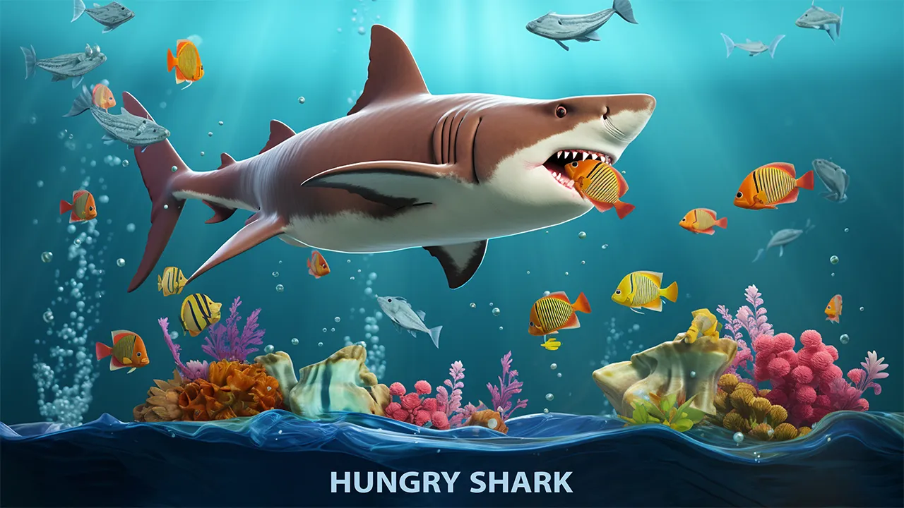 Angry White Shark Hunting Game | Indus Appstore | Screenshot