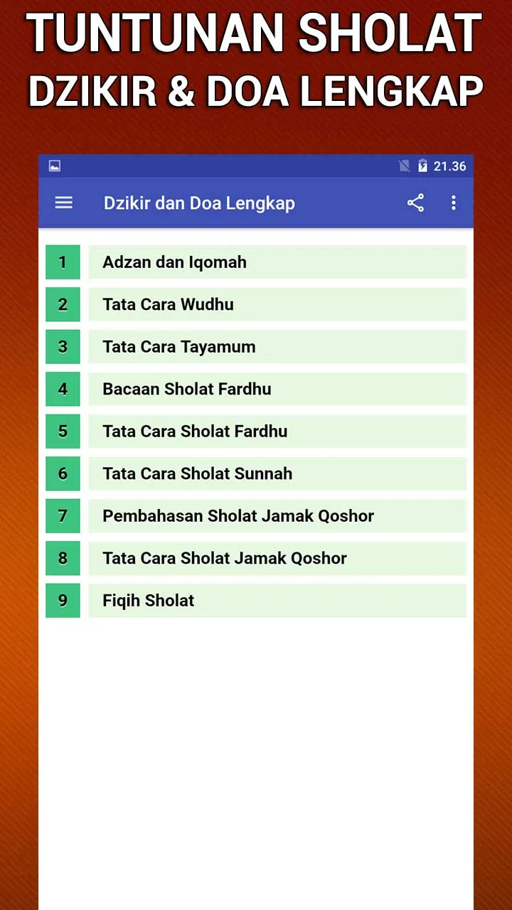 Dzikir dan Doa Setelah Sholat  | Indus Appstore | Screenshot