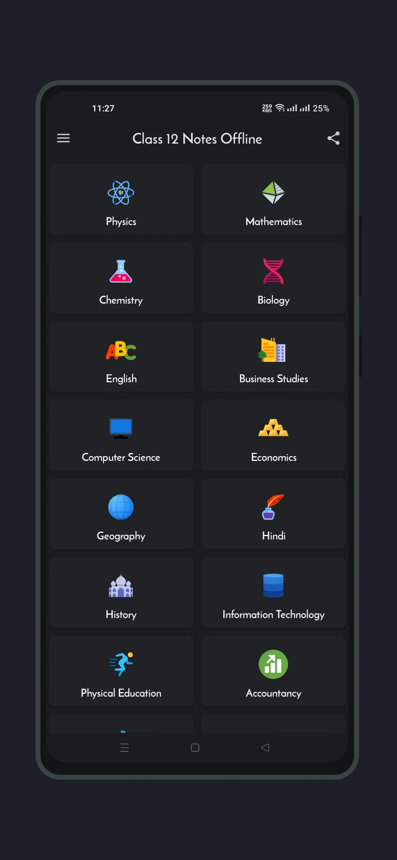 Class 12 Notes Offline | Indus Appstore | Screenshot