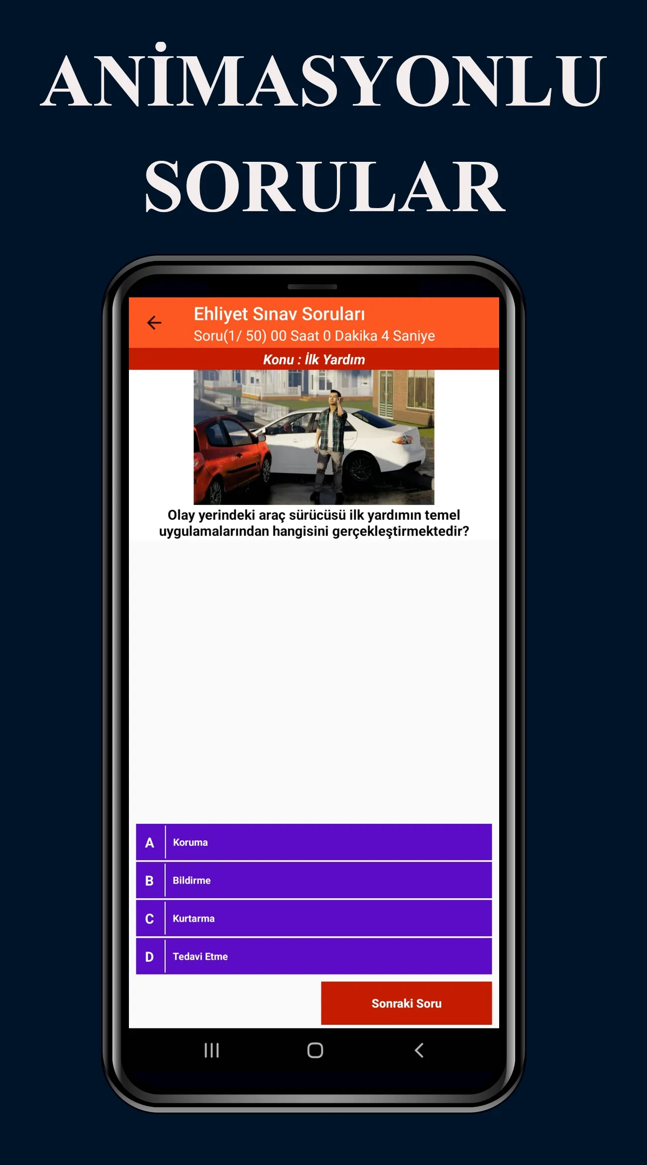 Ehliyet Sınav Soruları 2025 | Indus Appstore | Screenshot