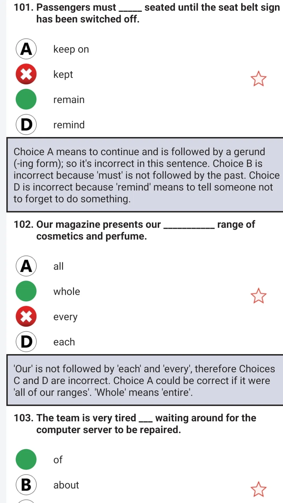 29 Complete – TOEIC® Test With | Indus Appstore | Screenshot