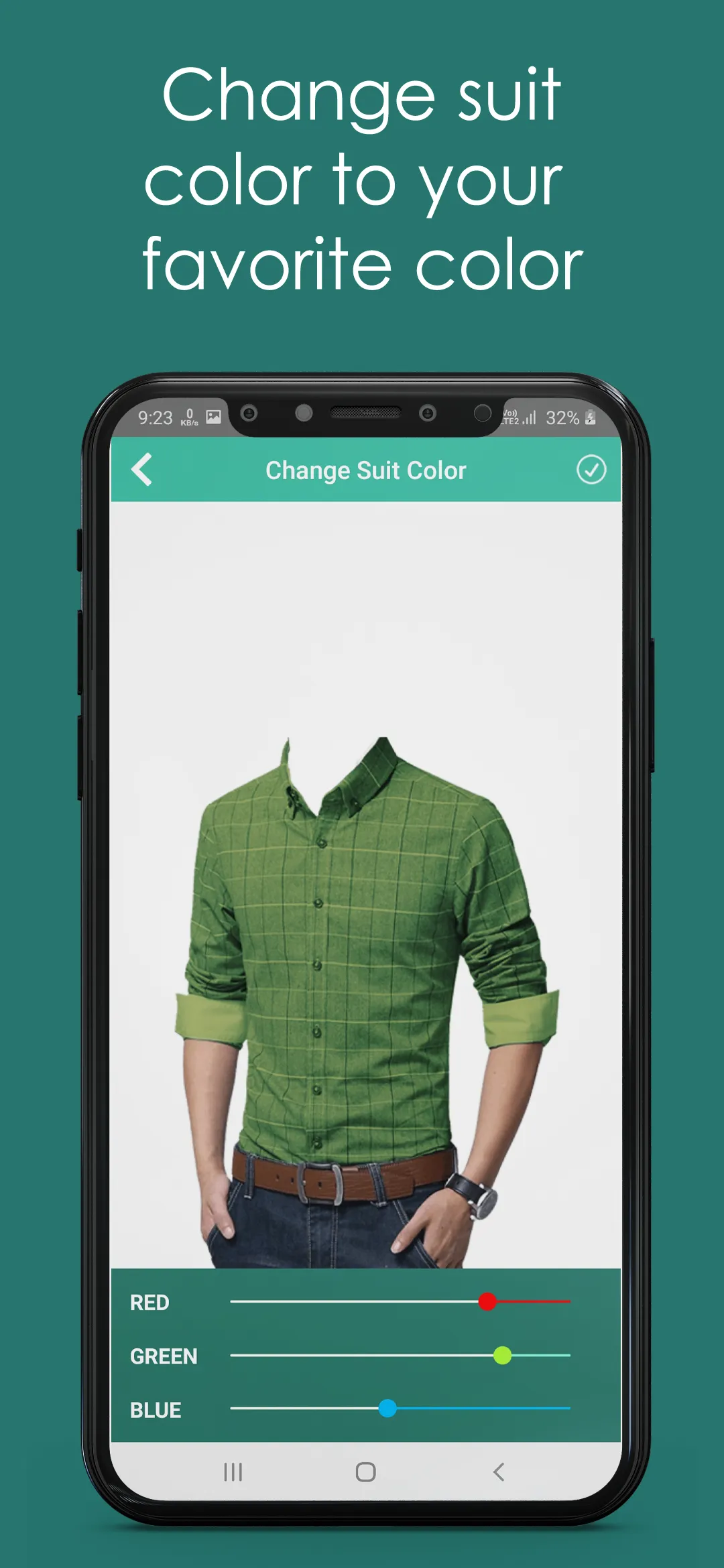 Men Formal Shirt Photo Editor | Indus Appstore | Screenshot