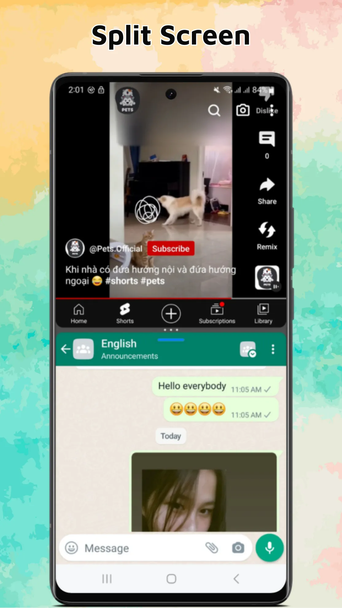 Split Screen & Dual Window App | Indus Appstore | Screenshot