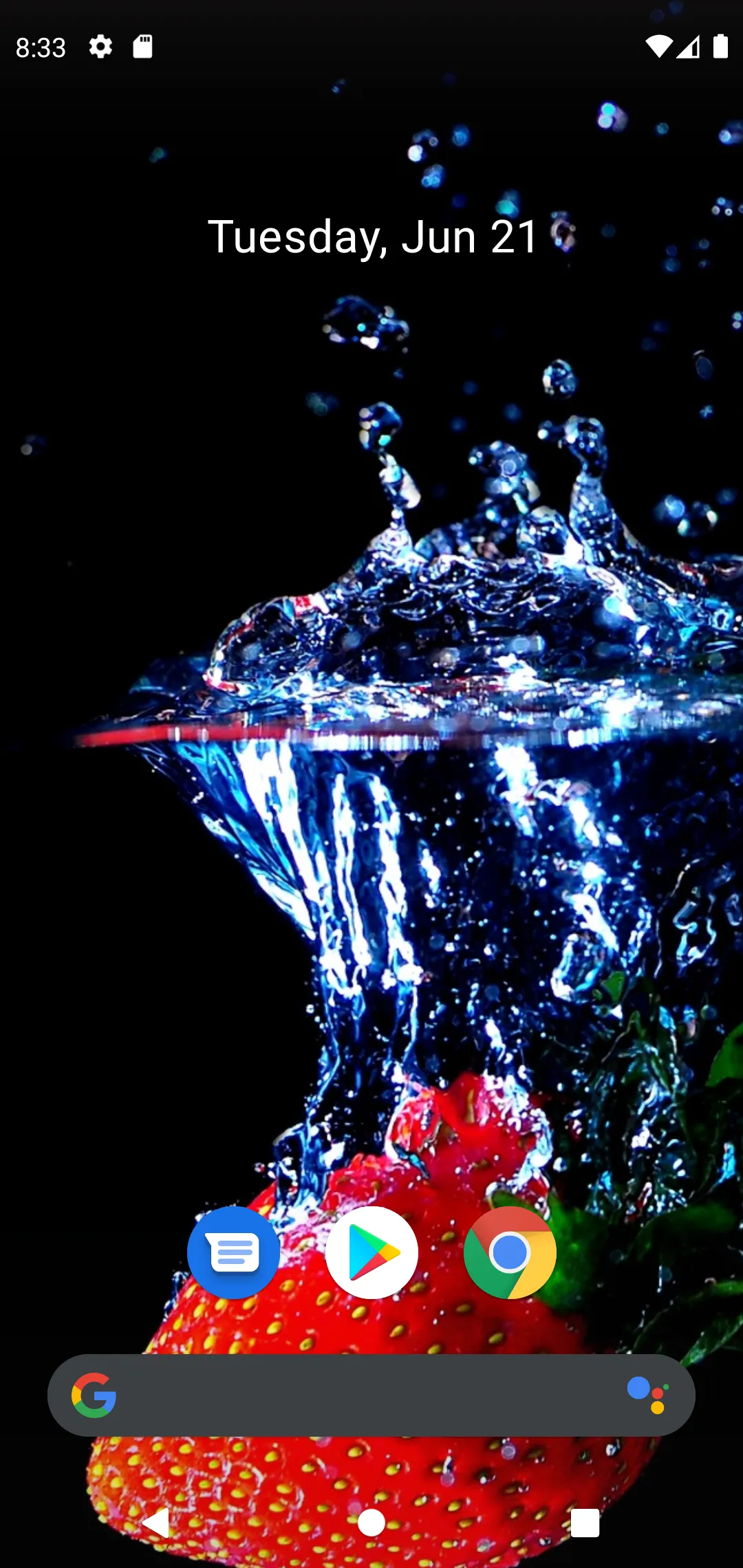 Black Water Droplets Wallpaper | Indus Appstore | Screenshot