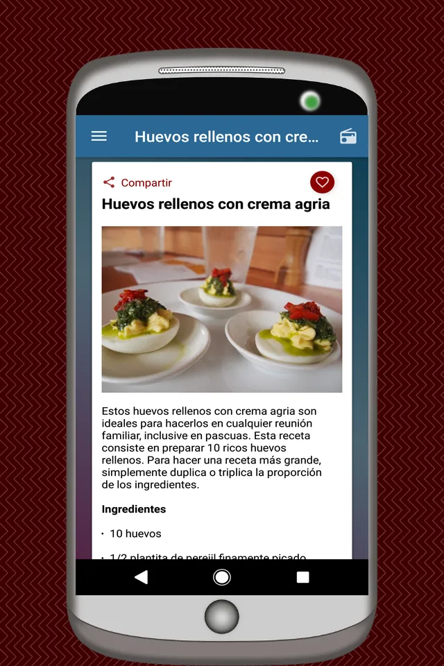 Recetas de Huevos | Indus Appstore | Screenshot