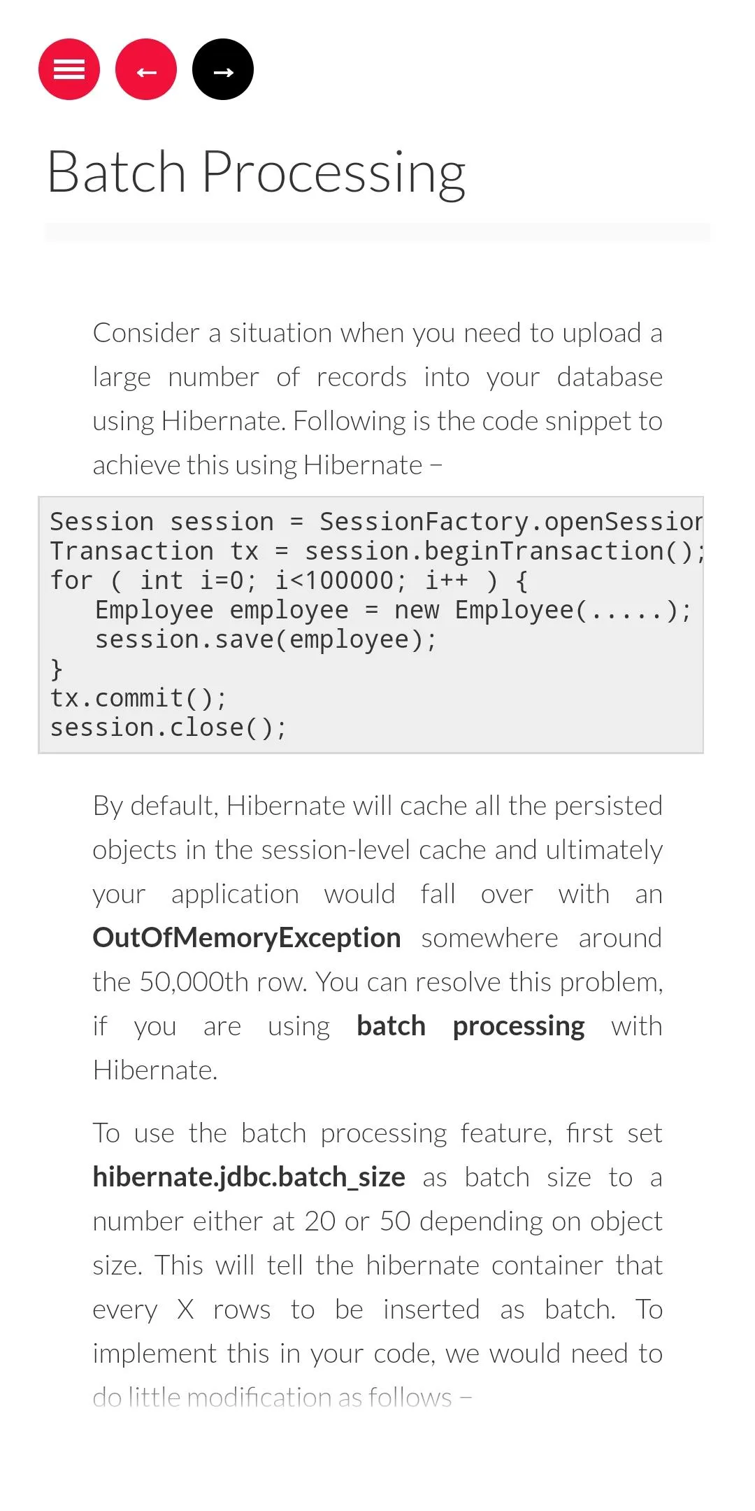 Learn Hibernate Tutorial | Indus Appstore | Screenshot