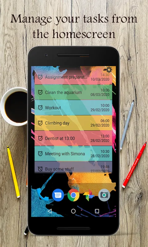 Rainbow TO-DO List & Tasks | Indus Appstore | Screenshot