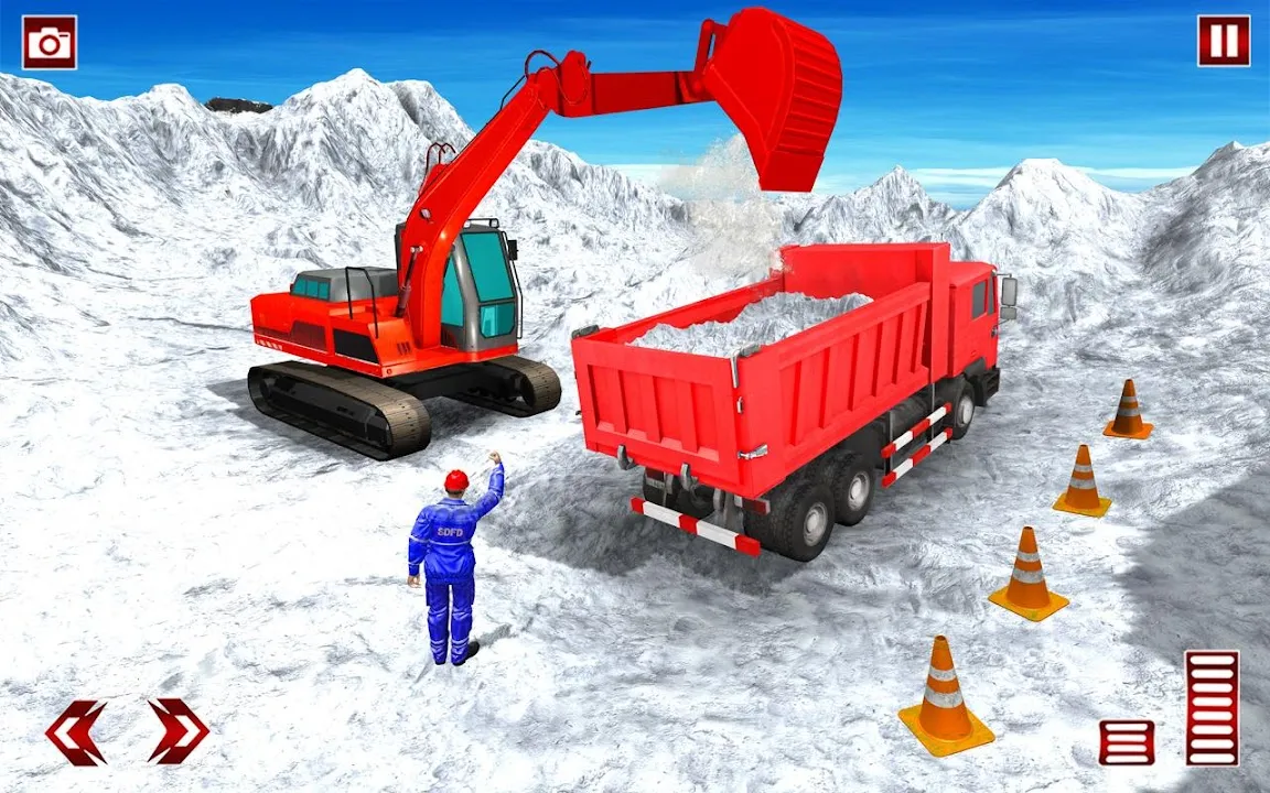 JCB Game 2021: Snow Excavator | Indus Appstore | Screenshot