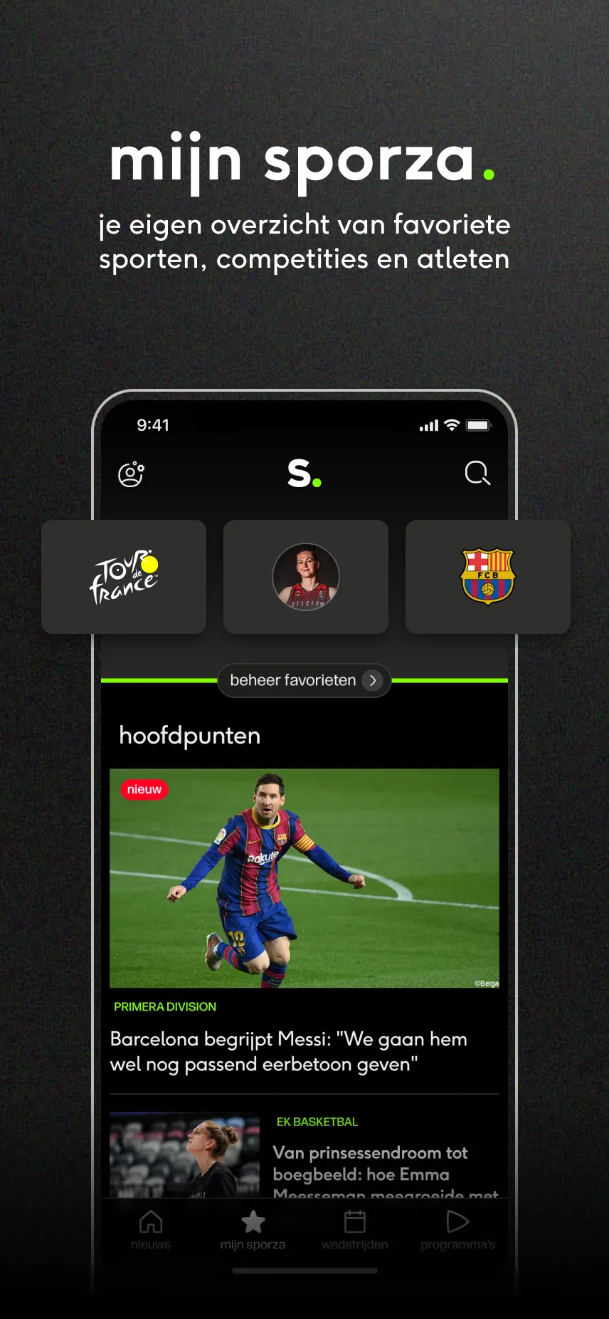 sporza | Indus Appstore | Screenshot