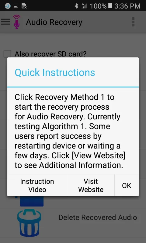 Audio Recovery | Indus Appstore | Screenshot