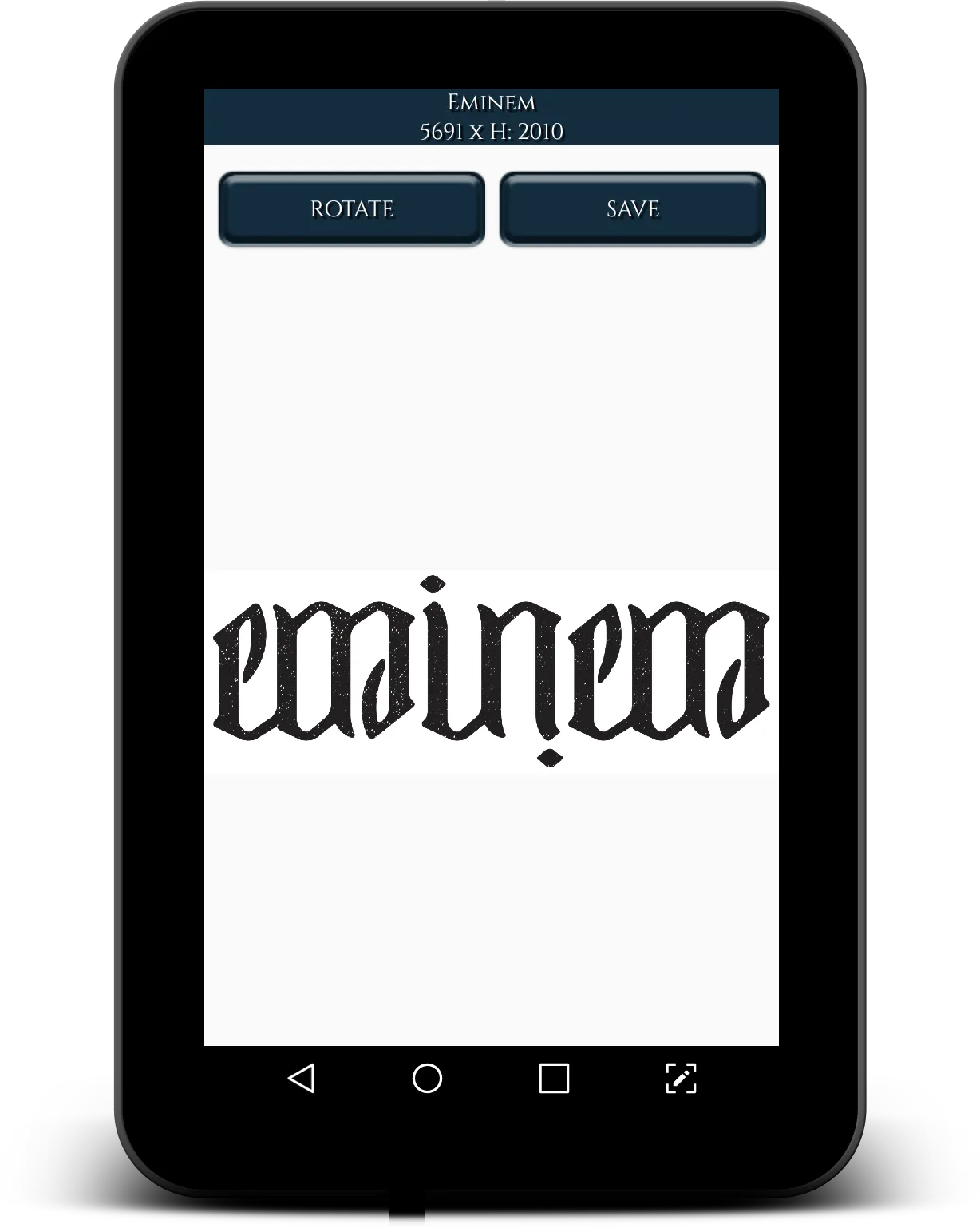 Ambigram Studio 3.0 | Indus Appstore | Screenshot