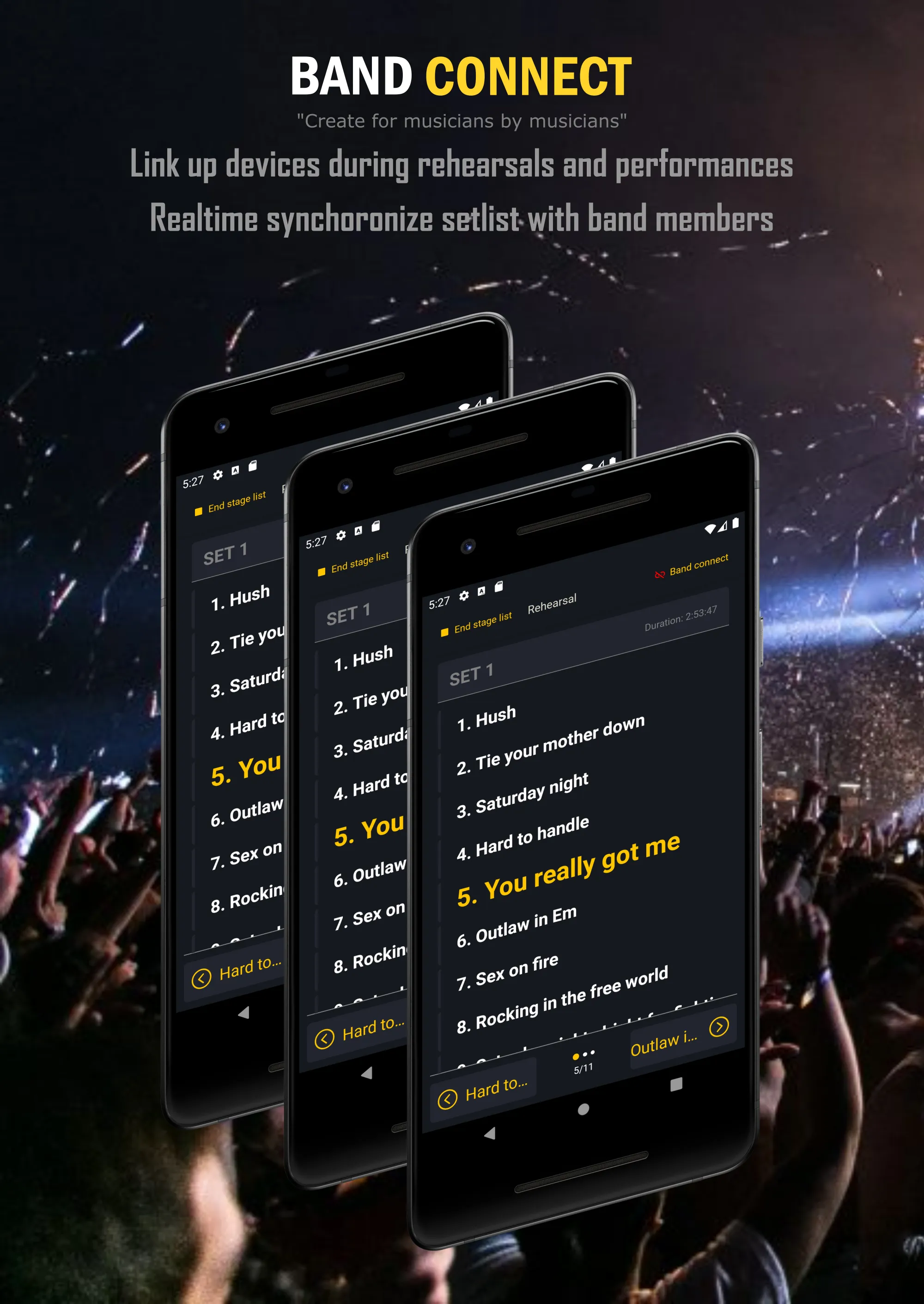 Band Setlist Manager | Indus Appstore | Screenshot