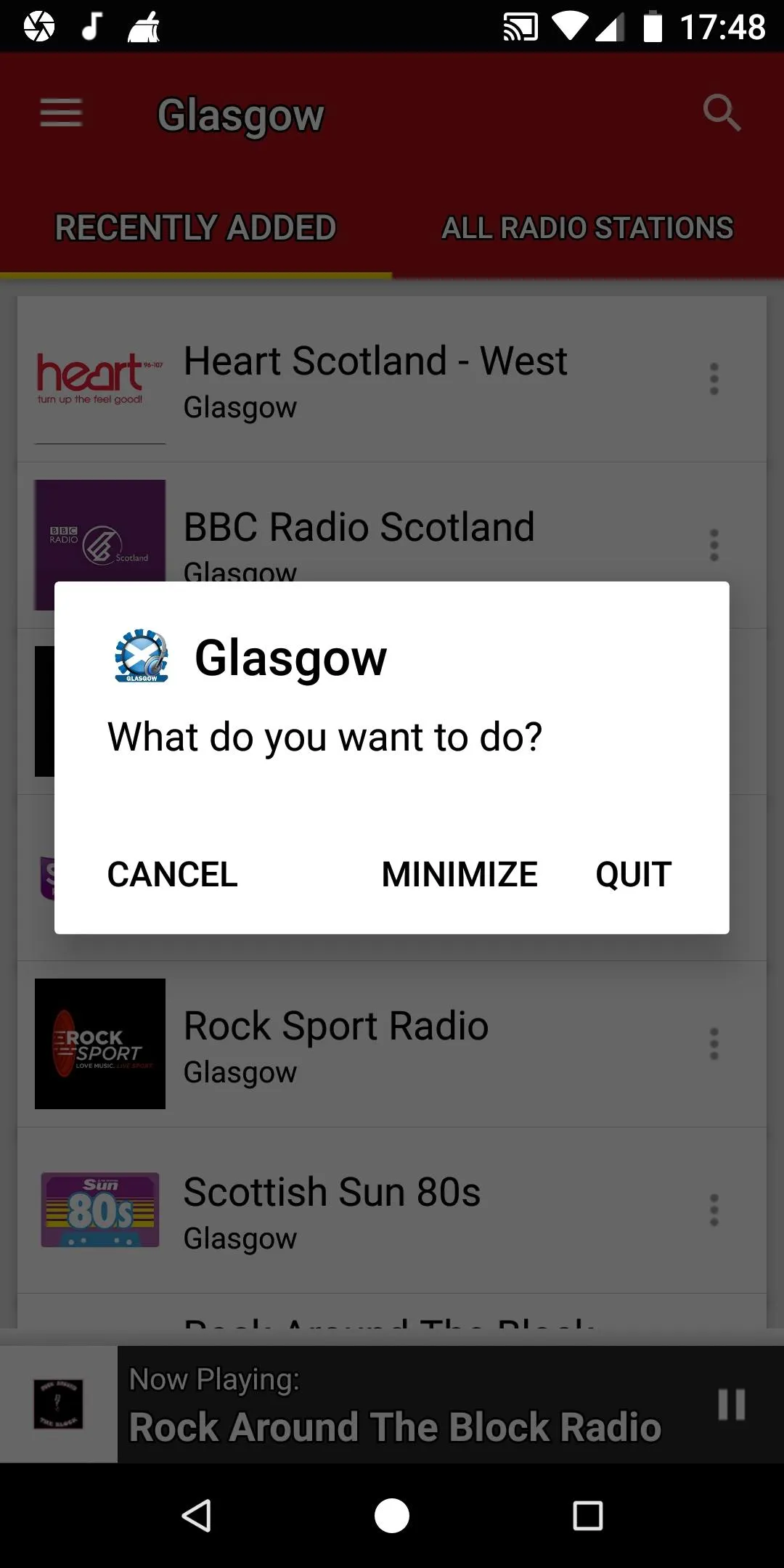 Glasgow Radio Stations | Indus Appstore | Screenshot