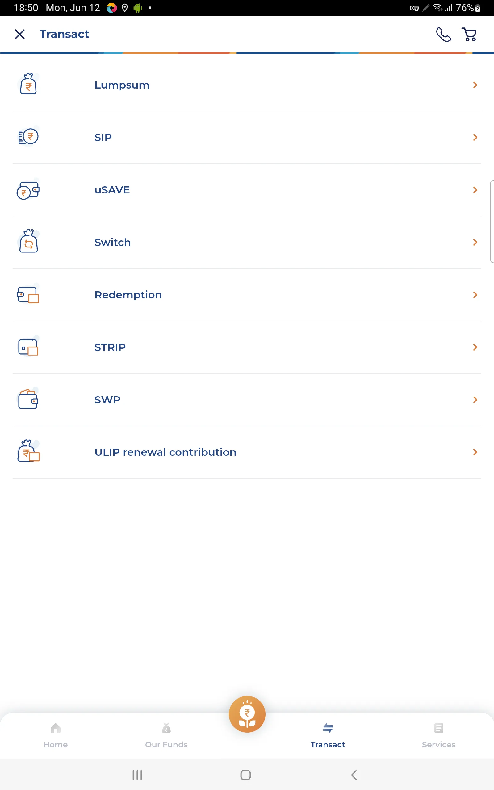 UTI Mutual Fund Invest Online | Indus Appstore | Screenshot