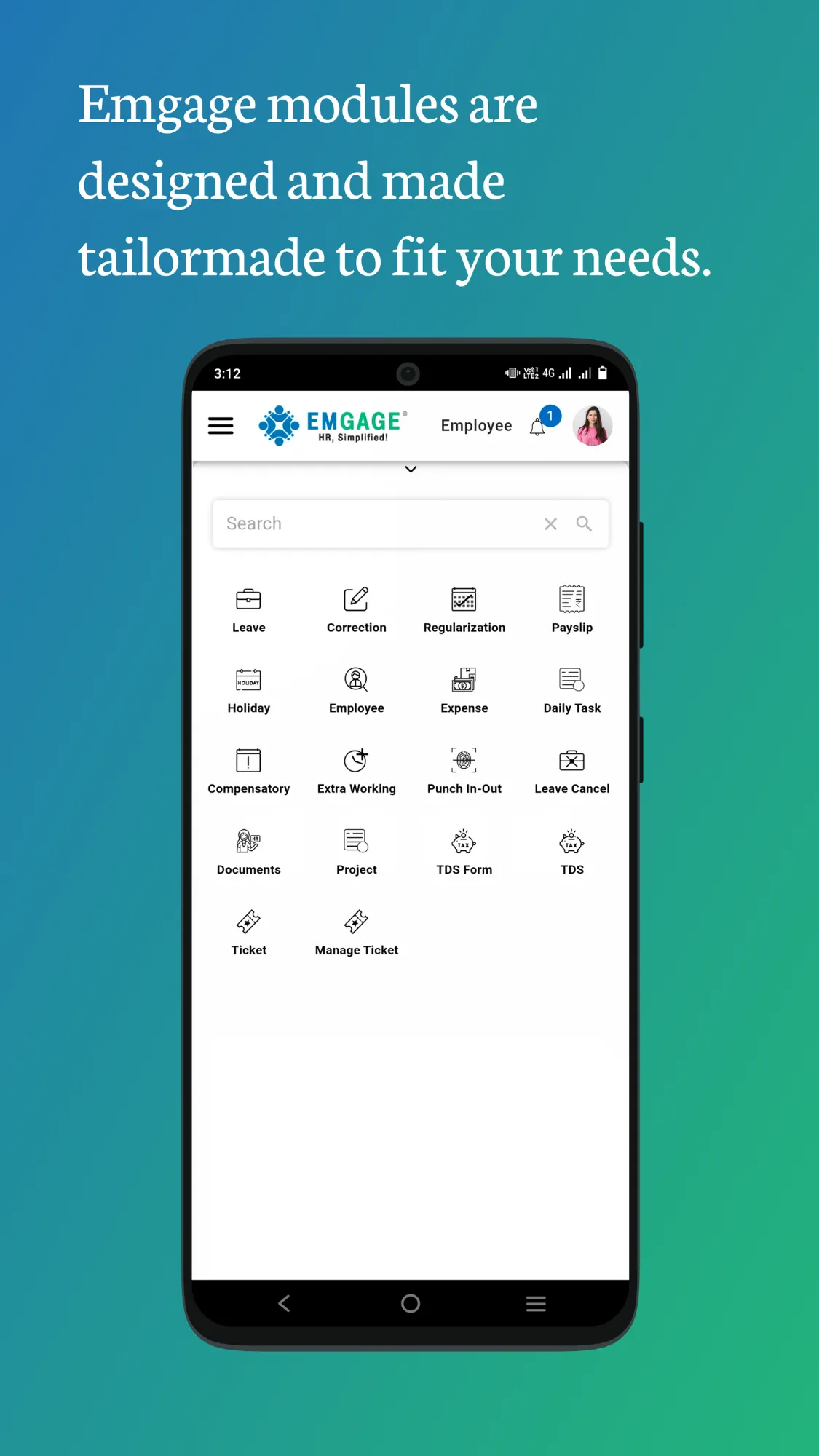 Emgage HRMS | Indus Appstore | Screenshot