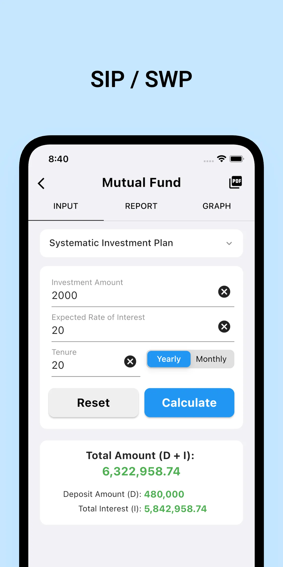 Financial Calculator EMI | Indus Appstore | Screenshot