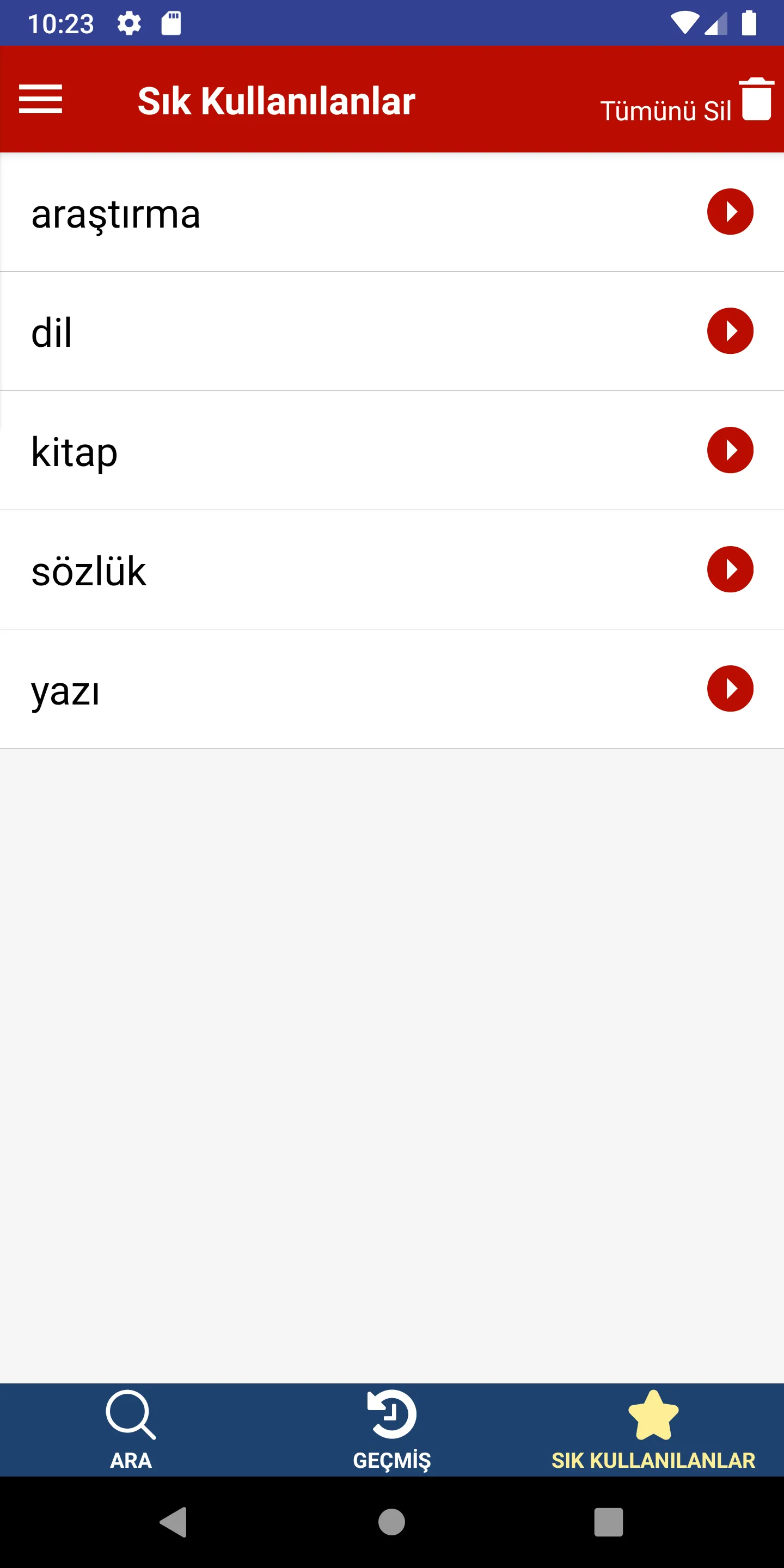 Türkçe Sözlük | Indus Appstore | Screenshot