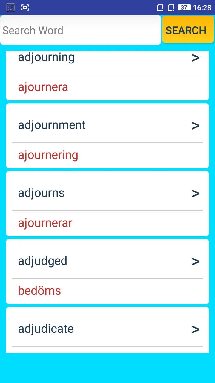 English To Swedish Dictionary | Indus Appstore | Screenshot