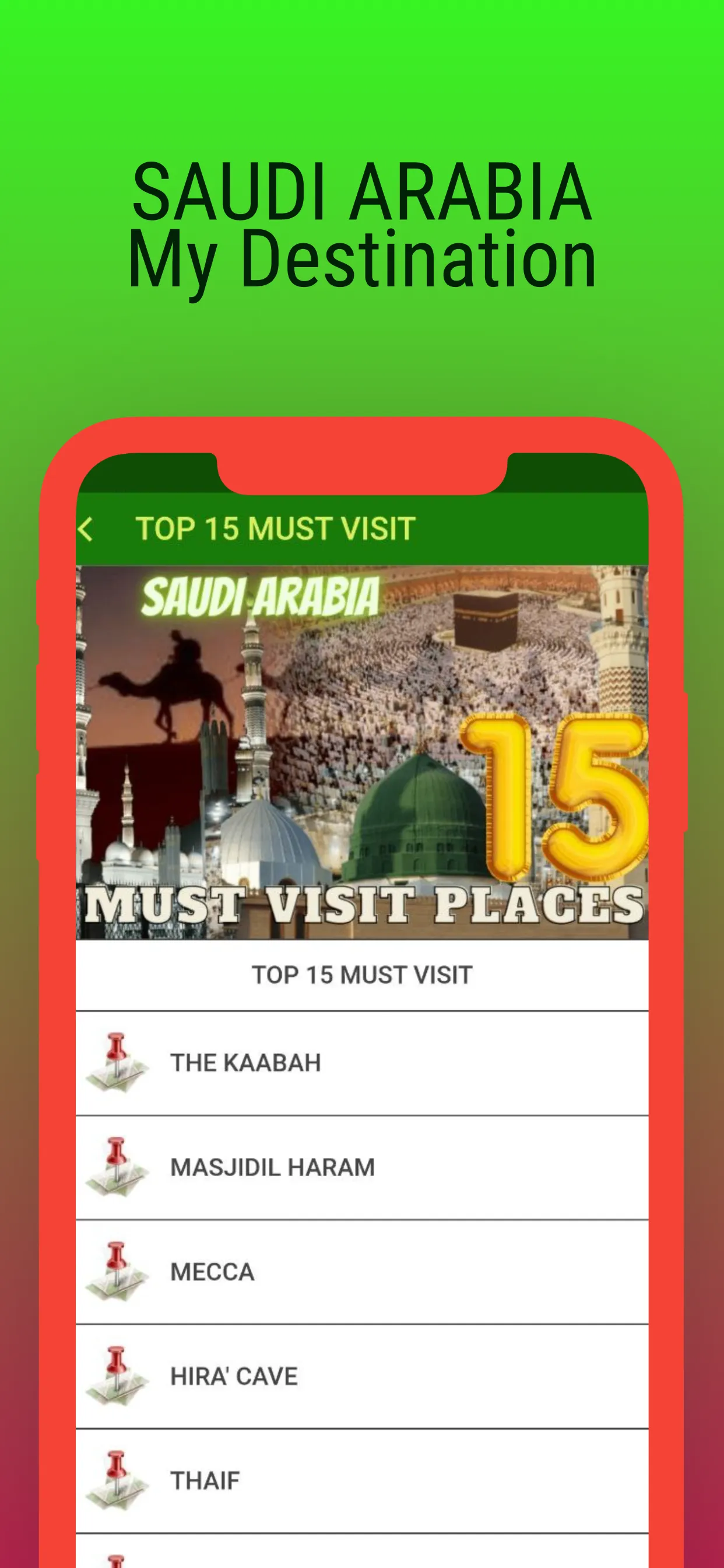 SAUDI ARABIA MY DESTINATION | Indus Appstore | Screenshot