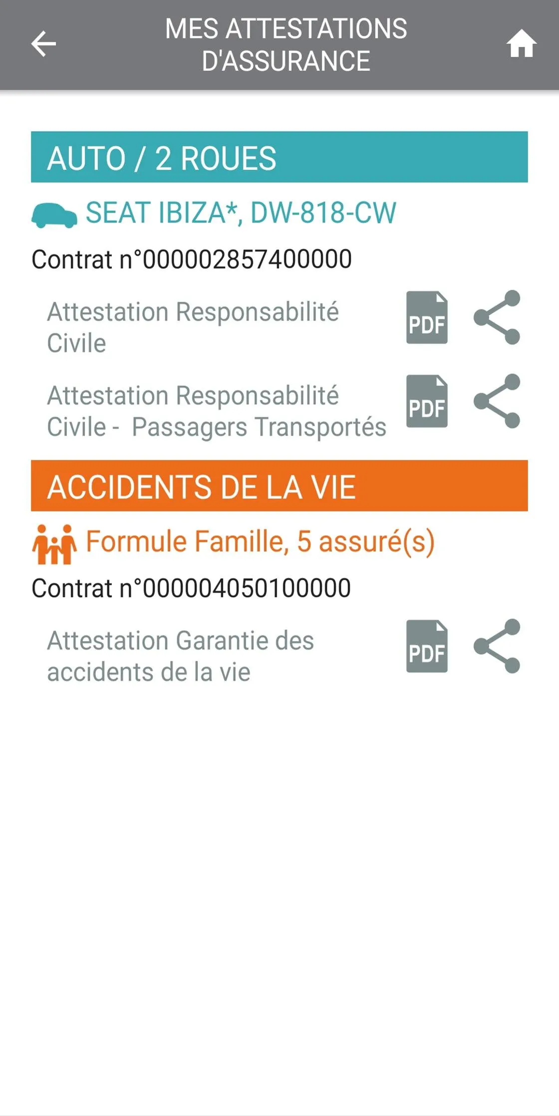 Mes Assurances | Indus Appstore | Screenshot