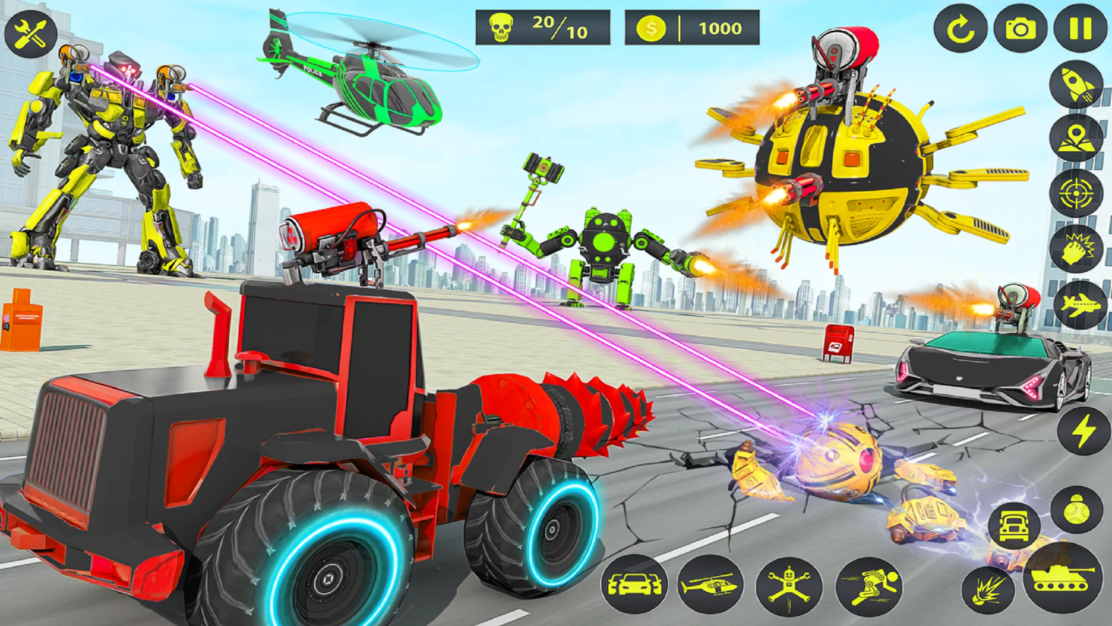 Army Tank Robot Car Games: | Indus Appstore | Screenshot