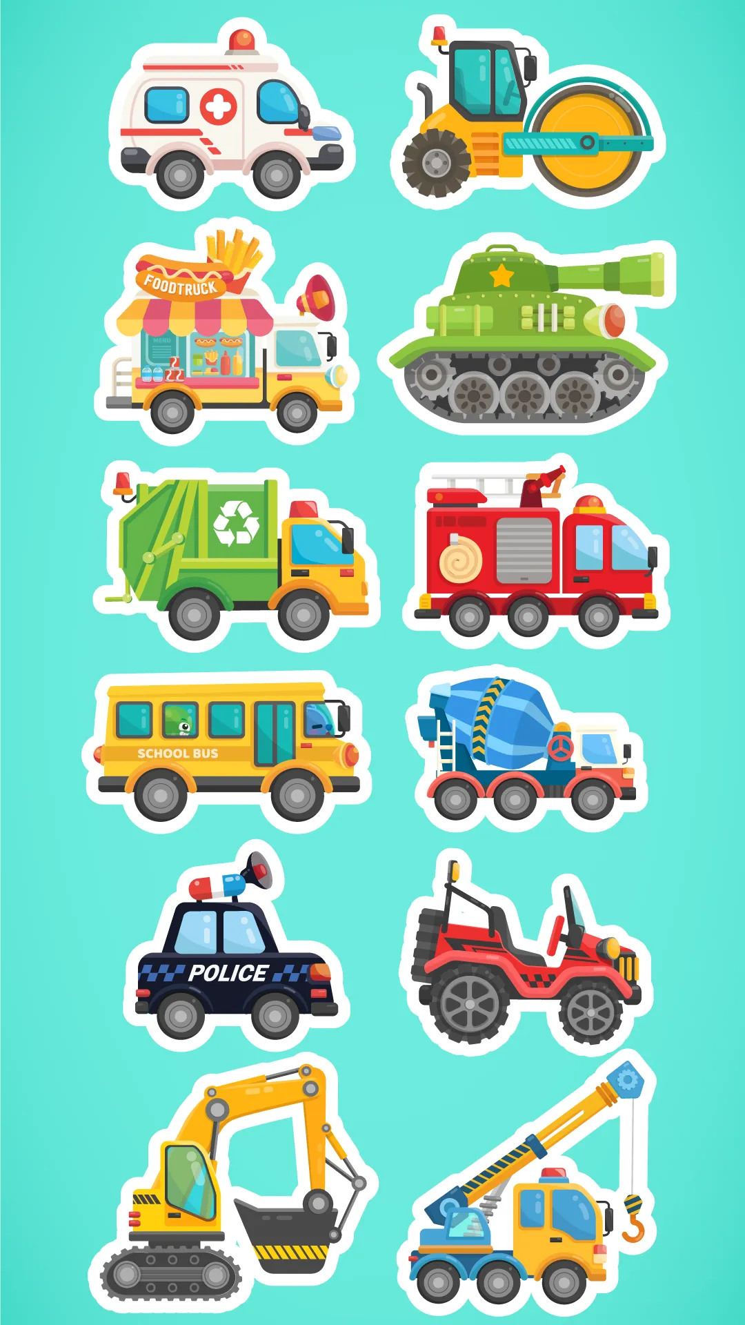 CandyBots Cars & Trucks Junior | Indus Appstore | Screenshot