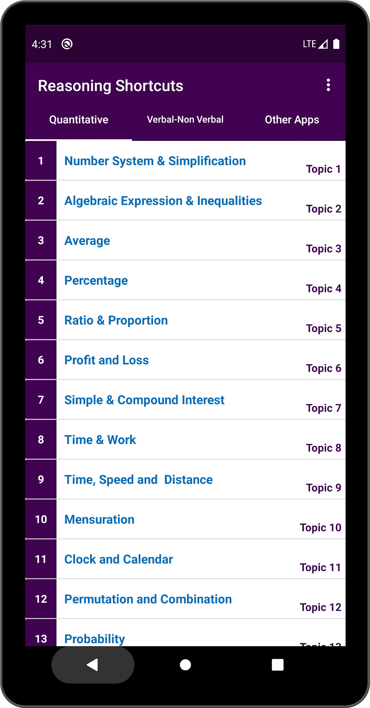 Reasoning Shortcuts - Quants a | Indus Appstore | Screenshot