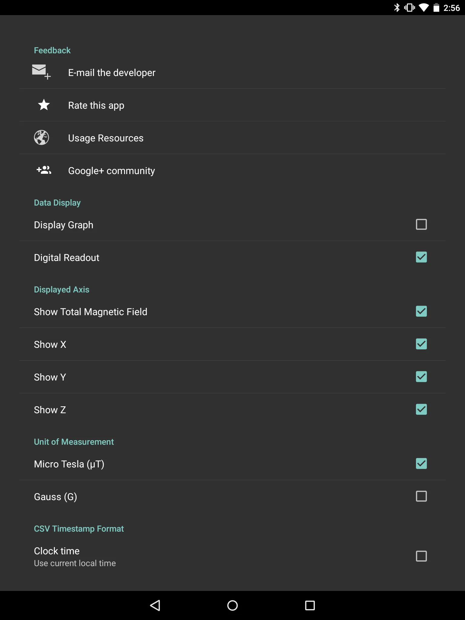 Physics Toolbox Magnetometer | Indus Appstore | Screenshot