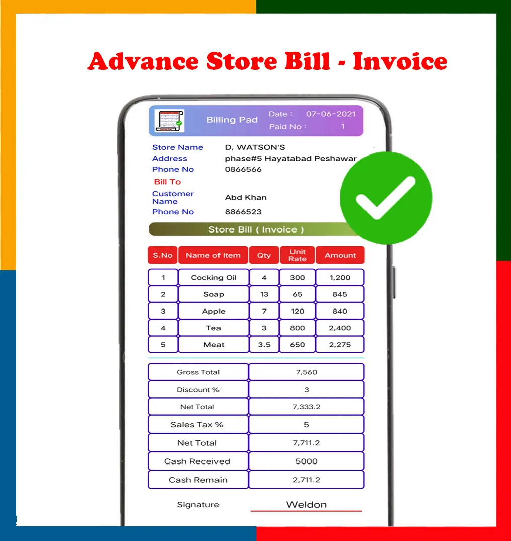 Billing Pad - Invoicing | Indus Appstore | Screenshot