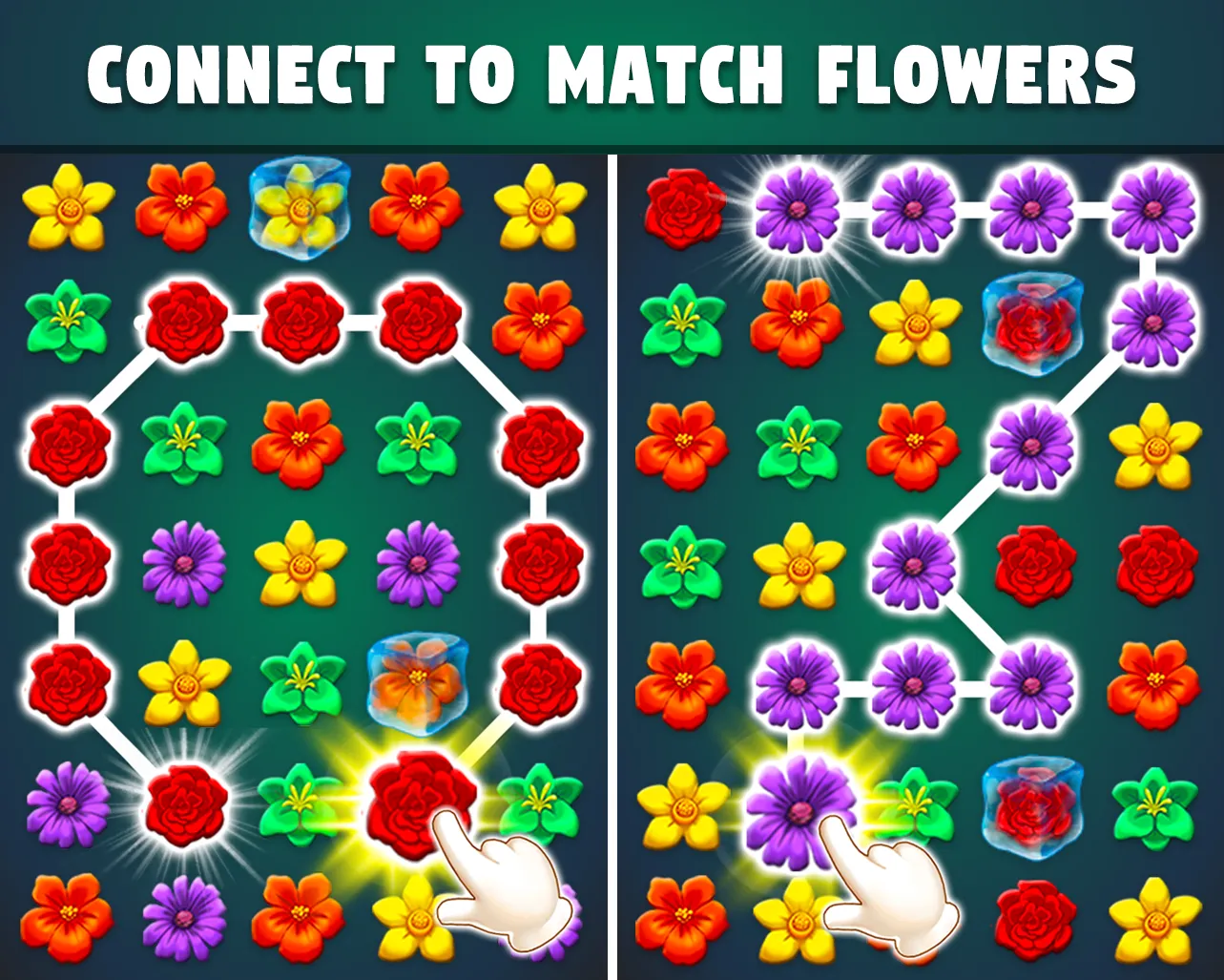 Flower Match Game Flower Merge | Indus Appstore | Screenshot