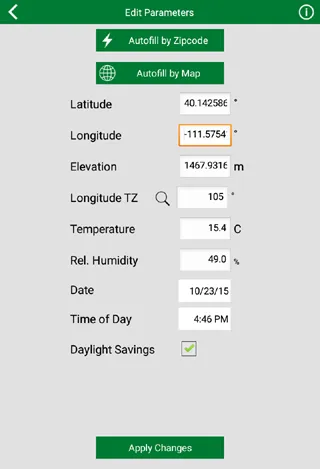 Clear Sky Calculator | Indus Appstore | Screenshot