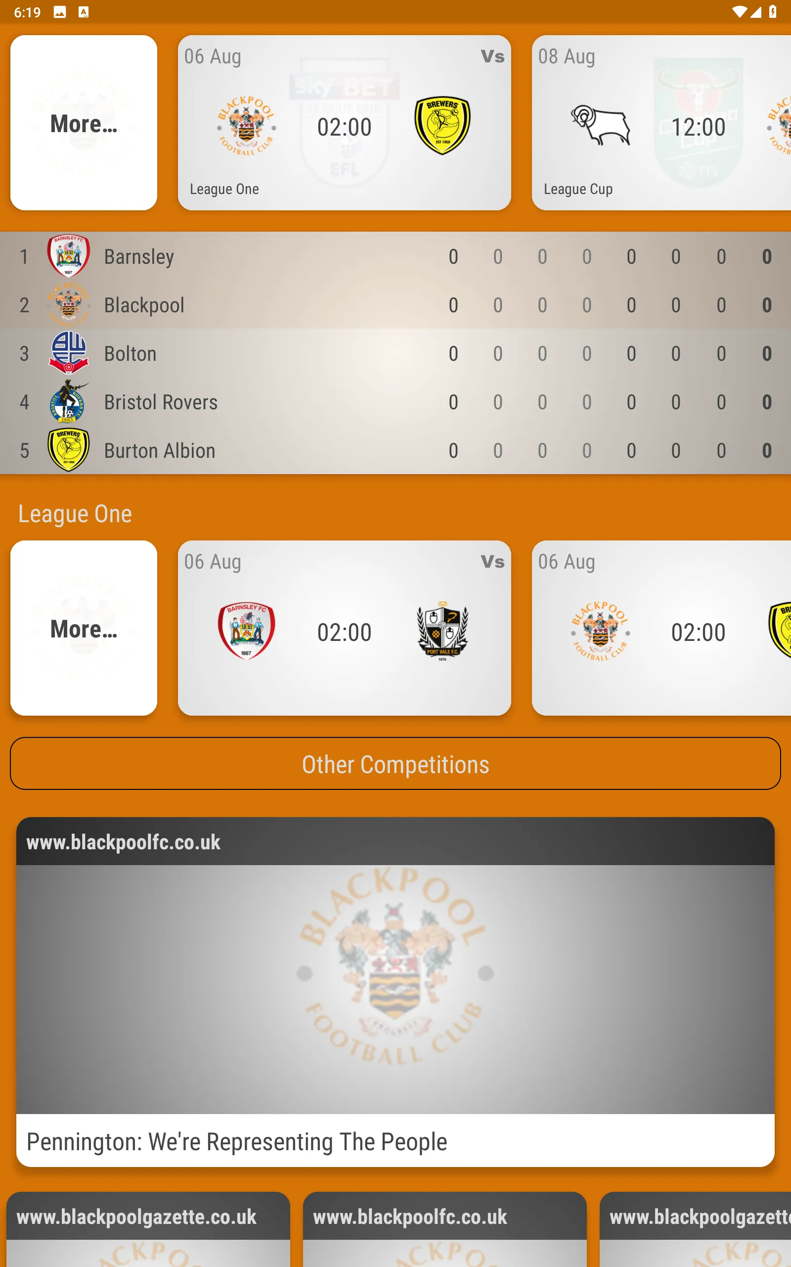 Blackpool FC Fan App | Indus Appstore | Screenshot