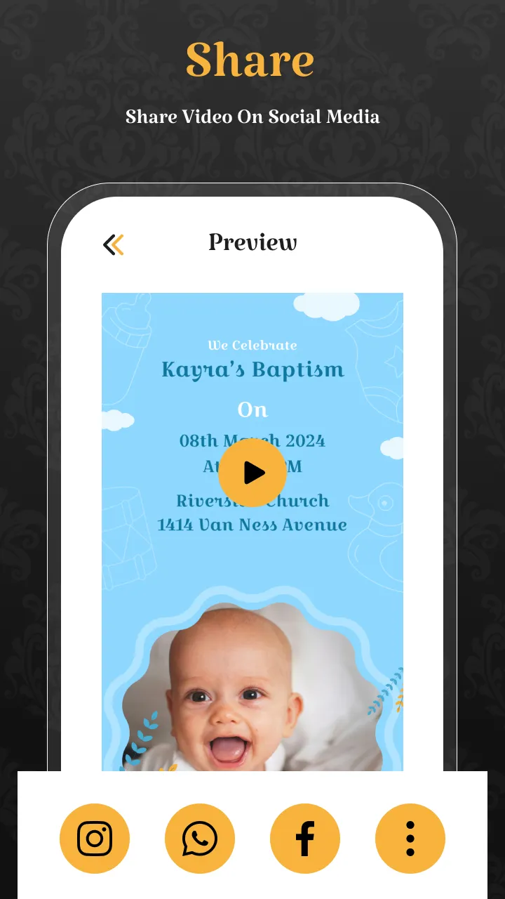 Video Invitation Card Maker | Indus Appstore | Screenshot